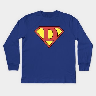 Super Dad Logo Kids Long Sleeve T-Shirt